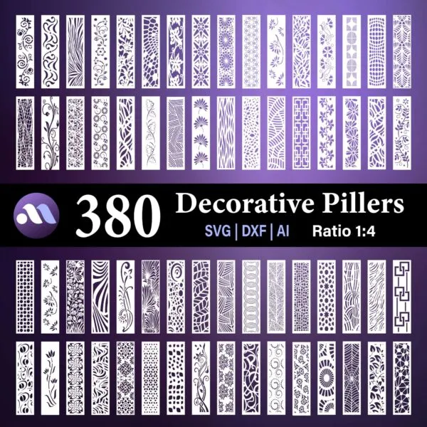 380pillers Decorative Pillers