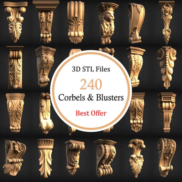 bluster Corbels & Blusters