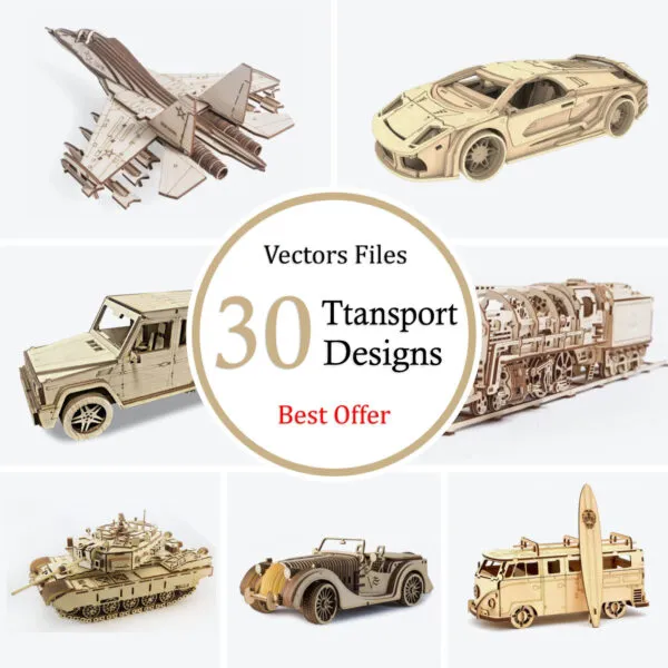 transport Vehicle 3D Designs